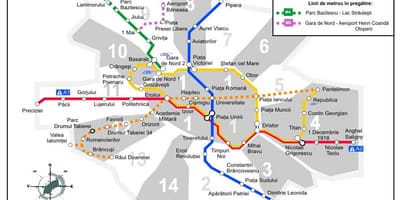 מפה של metrorex 