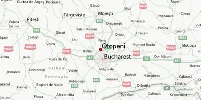 Otopeni airport מפה